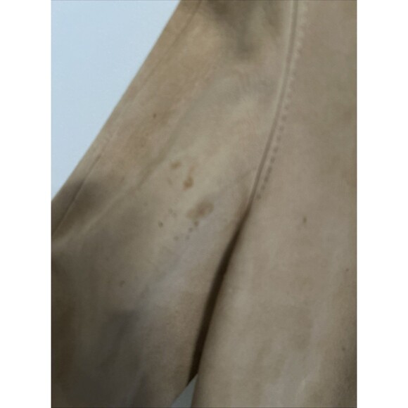 Women’s Camel Suede Trench Coat, Unbranded, No Tag - Picture 7 of 14